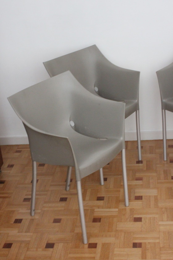 Image 1 of Phillip Starck Dr. No stoelen voor Kartell, set van 5