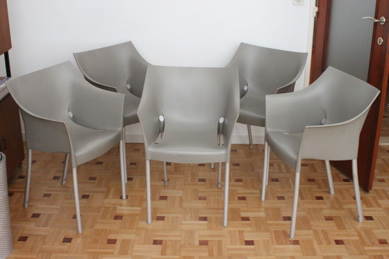 Image 1 of Phillip Starck Dr. No stoelen voor Kartell, set van 5