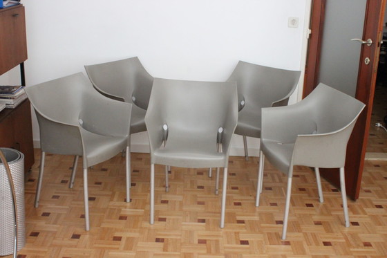 Image 1 of Phillip Starck Dr. No stoelen voor Kartell, set van 5