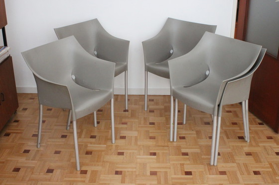 Image 1 of Phillip Starck Dr. No stoelen voor Kartell, set van 5