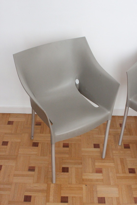 Image 1 of Phillip Starck Dr. No stoelen voor Kartell, set van 5