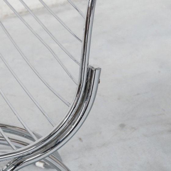 Image 1 of Set van 4 vintage Space Age eetkamerstoelen van Gastone Rinaldi voor Rima, Italië 1970