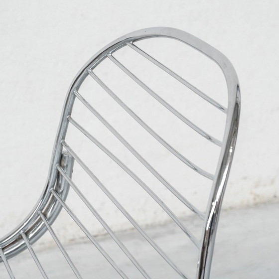 Image 1 of Set van 4 vintage Space Age eetkamerstoelen van Gastone Rinaldi voor Rima, Italië 1970