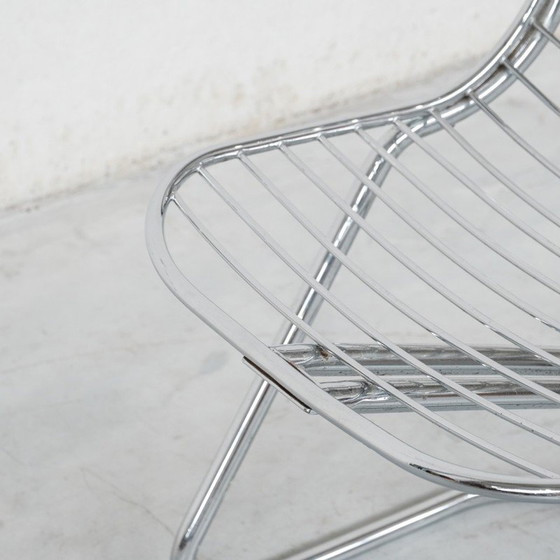 Image 1 of Set van 4 vintage Space Age eetkamerstoelen van Gastone Rinaldi voor Rima, Italië 1970