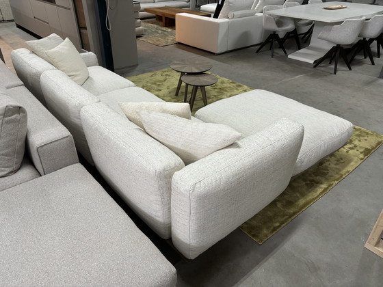 Image 1 of Flexform Softdream 94x293 + Pouf 87x102 stof cat. Extra mix