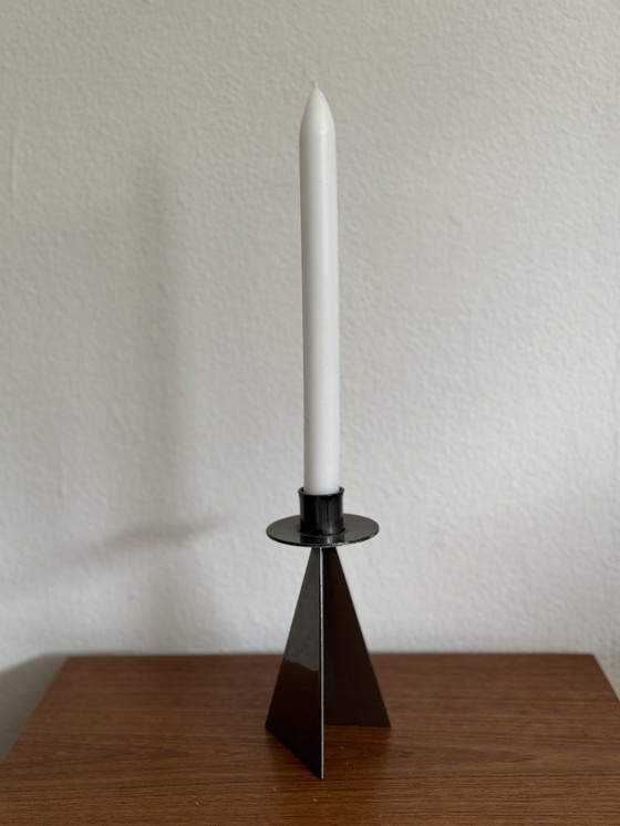 Image 1 of Vintage Deense modernistische kandelaar