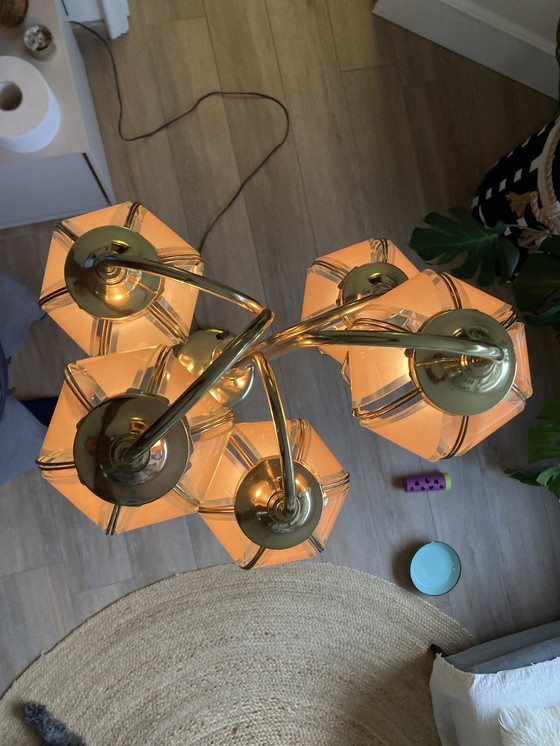 Image 1 of Vintage Lotusbloem Lamp