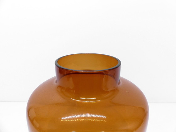 Image 1 of Kandelaar Amber Glas Hans-Agne Jakobsson Markaryd L 10232 1960