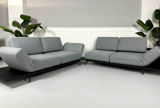 Image 1 of Rolf Benz Aura Sofa Set Functie Stoffen Bank