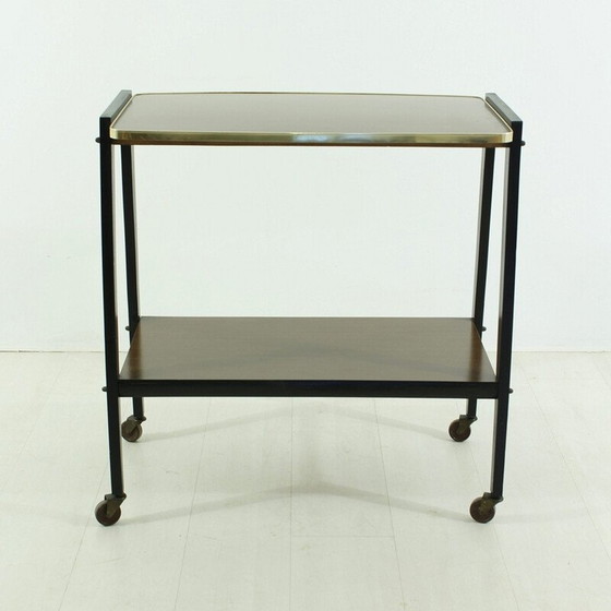 Image 1 of Vintage messing roltafel, 1950