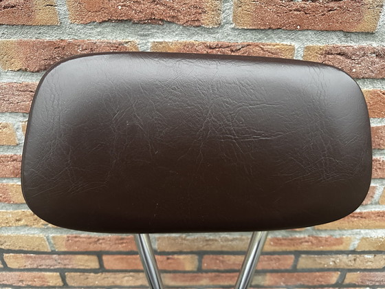 Image 1 of Vintage  Buisframe Eetkamerstoel. Jaren 70. 