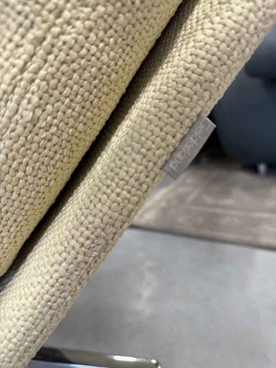 Image 1 of Gelderland 400 Fauteuil Bolster crème stof draai stoel