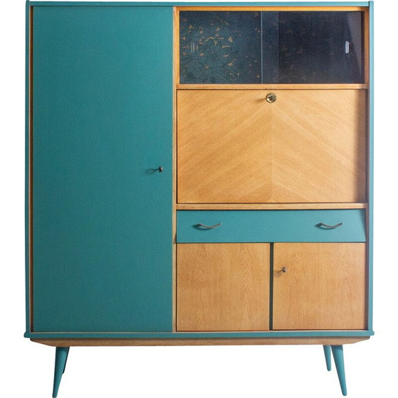 Image 1 of Vintage teakhouten secretaire, 1960