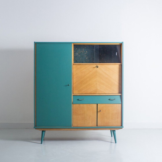 Image 1 of Vintage teakhouten secretaire, 1960