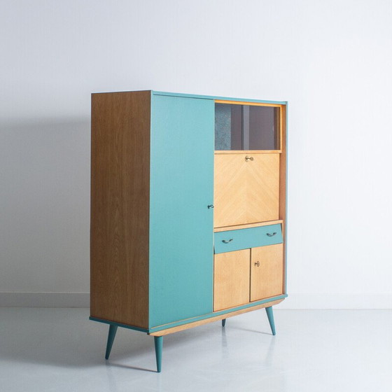 Image 1 of Vintage teakhouten secretaire, 1960