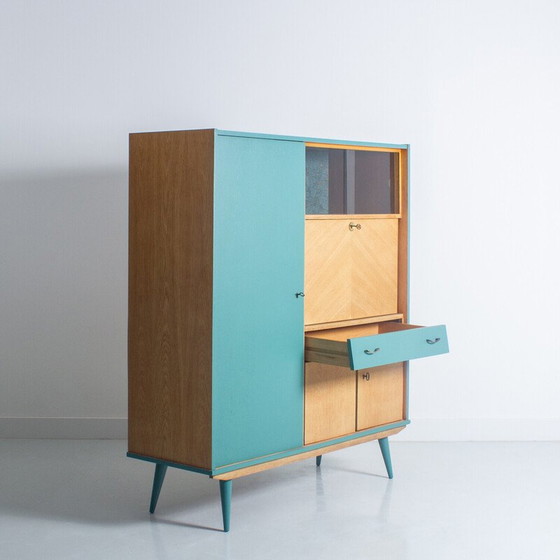 Image 1 of Vintage teakhouten secretaire, 1960