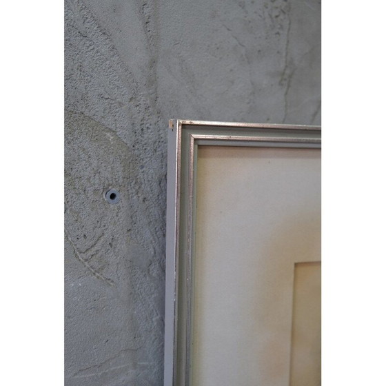 Image 1 of Kleurenlitho van Bengt Sandberg, 1960