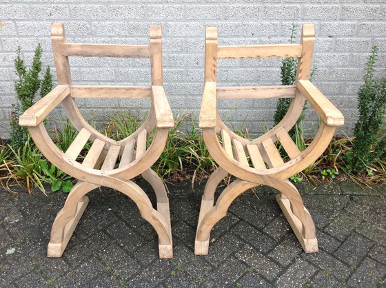 Image 1 of 2x Decoratieve troontjes hout