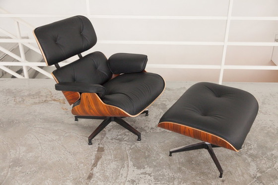 Image 1 of Eames Lounge Stoel En Ottoman