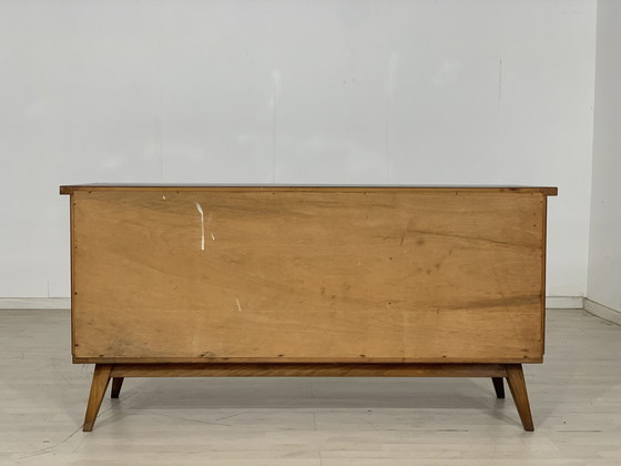 Image 1 of Mid Century dressoir buffetkast ladekast vintage