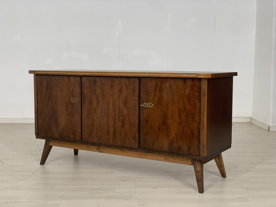 Image 1 of Mid Century dressoir buffetkast ladekast vintage