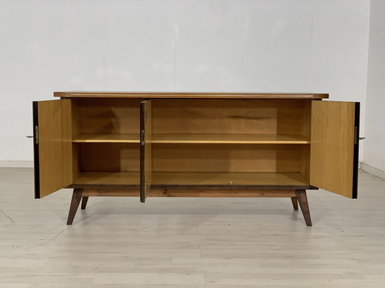 Image 1 of Mid Century dressoir buffetkast ladekast vintage