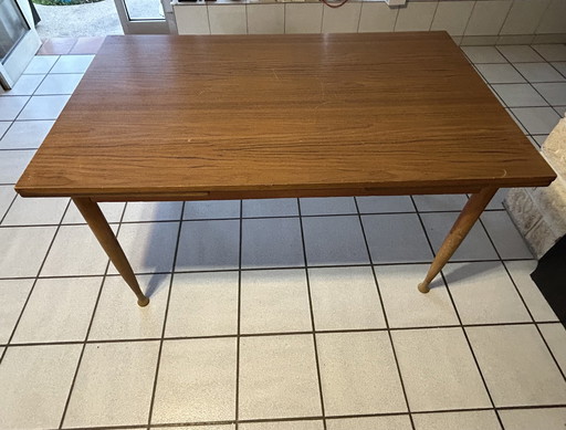 Vintage tafel 6 tot 10 personen