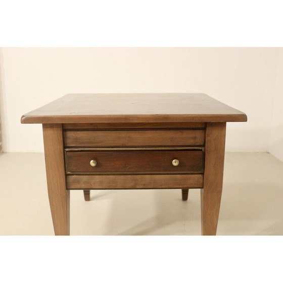 Image 1 of Scandinavische vintage teakhouten bijzettafel, jaren 1960