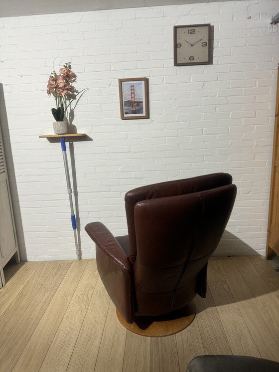 Image 1 of Relaxstoel Fauteuil Leer