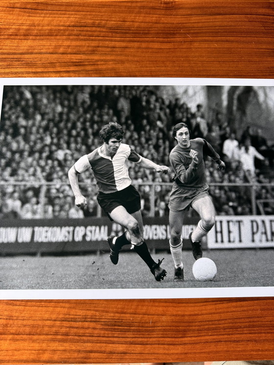 Image 1 of 1x Fine Art Sport Fotografie | Johan Cruijff En Willem Van Hanegem, 1970