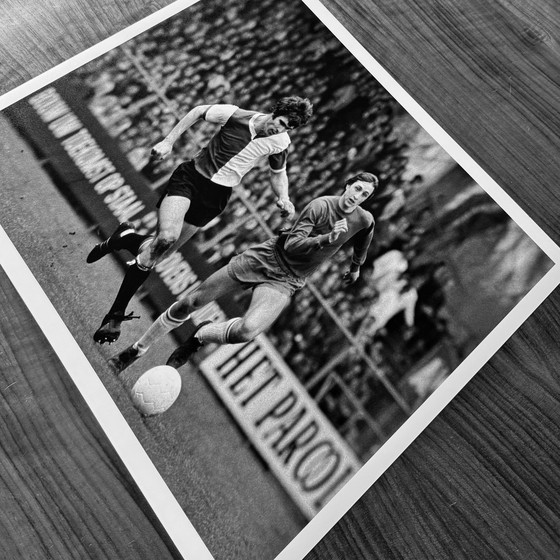 Image 1 of 1x Fine Art Sport Fotografie | Johan Cruijff En Willem Van Hanegem, 1970