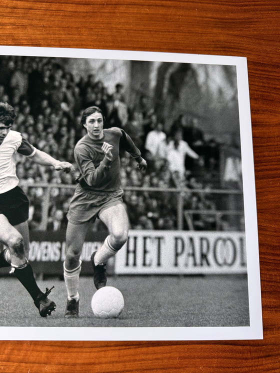 Image 1 of 1x Fine Art Sport Fotografie | Johan Cruijff En Willem Van Hanegem, 1970