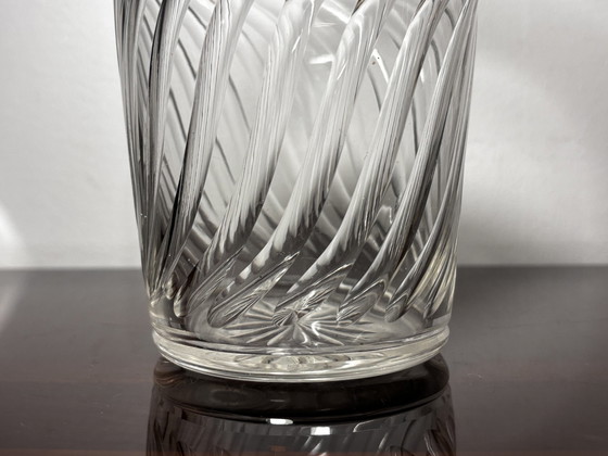 Image 1 of Seau À Glace Cristal Métal Argenté Stijl Baccarat / Vsl