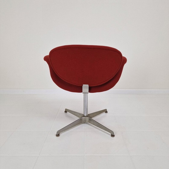 Image 1 of Vintage Tulip fauteuil met kruisvoet van Pierre Paulin voor Artifort, 1970