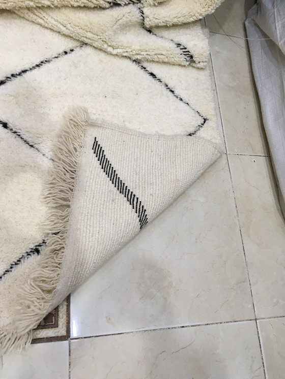 Image 1 of Beni Ouarain Marokkaans Berber Vloerkleed 3m06 x 1m99