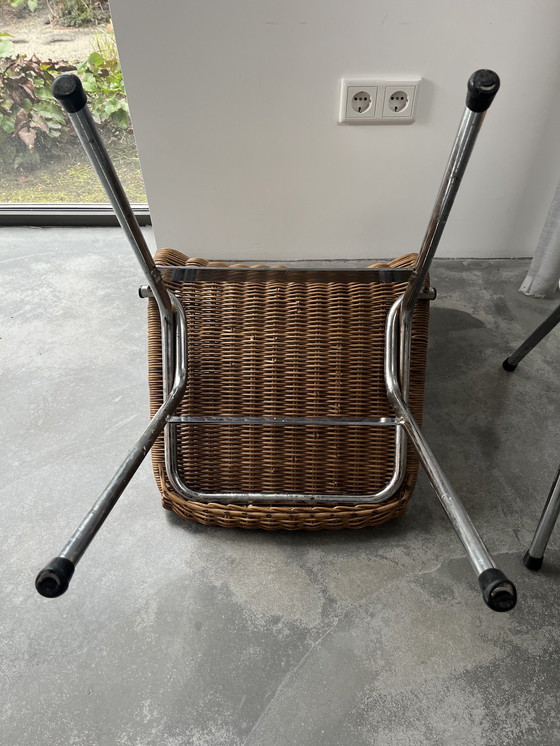 Image 1 of 2x Vintage rotan stoel