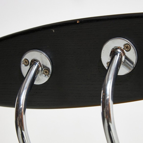 MK10249 Vintage "Notorious" stoel in verchroomd staal en leer, ontworpen door Massimo Losa Ghini voor (photo 4 of 13)