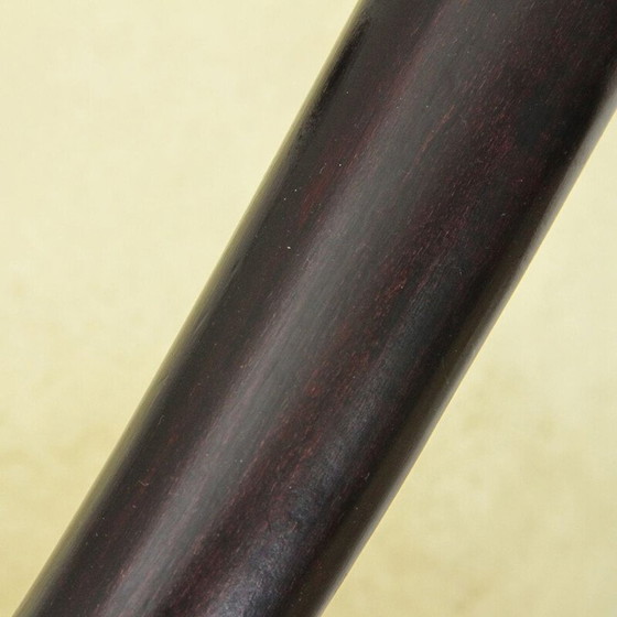 Image 1 of Paar vintage Italiaanse fluwelen fauteuils met voetenbank, 1940