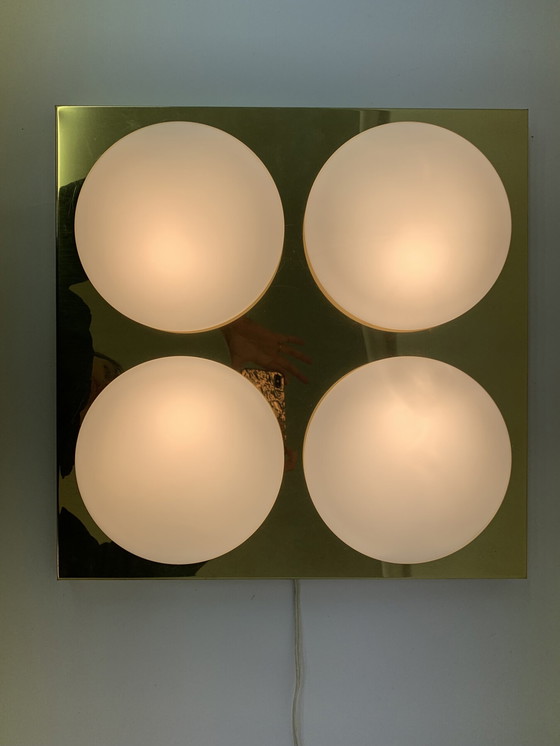 Image 1 of Heinz Neuhaus Leuchten Wandlamp van Rolf Krüger, 1970