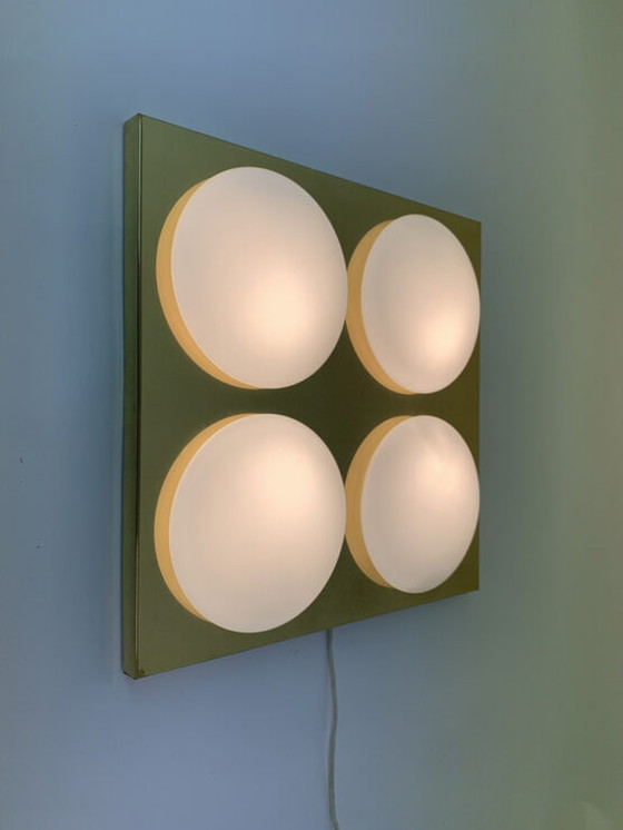 Image 1 of Heinz Neuhaus Leuchten Wandlamp van Rolf Krüger, 1970