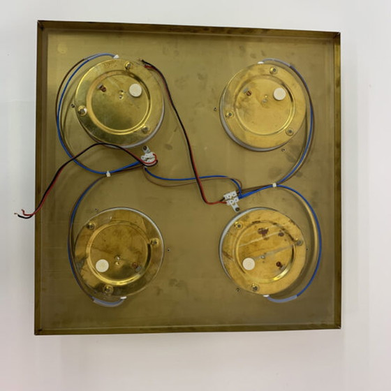 Image 1 of Heinz Neuhaus Leuchten Wandlamp van Rolf Krüger, 1970