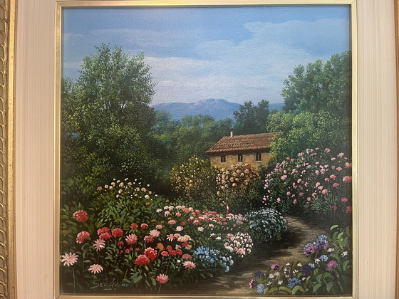 Image 1 of Giardino van L. Scolavino Schilderij