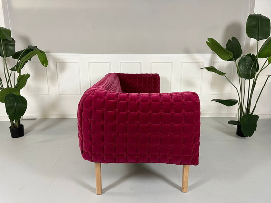 Image 1 of Ligne Roset Ruche Designer Sofa Rood Bankstel