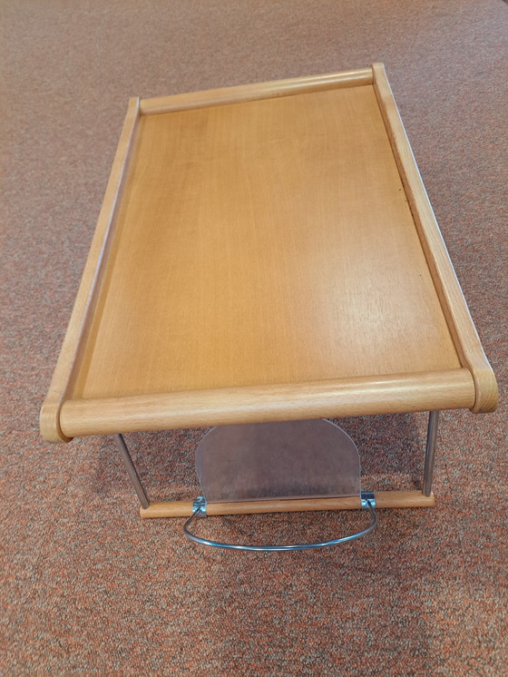 Image 1 of Nucci Valsecchi Kersenhouten Bed Tafel