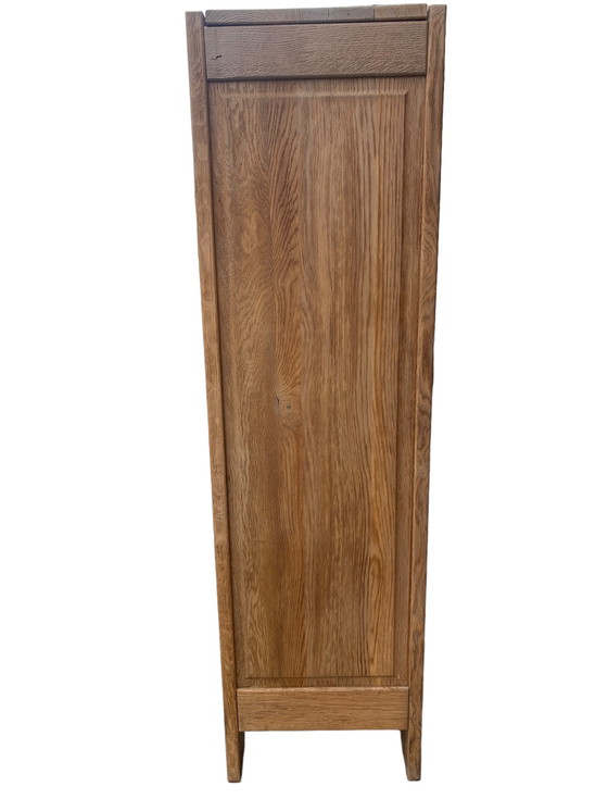 Image 1 of Brutalist oak cabinet by De Puydt kunstmeubelen