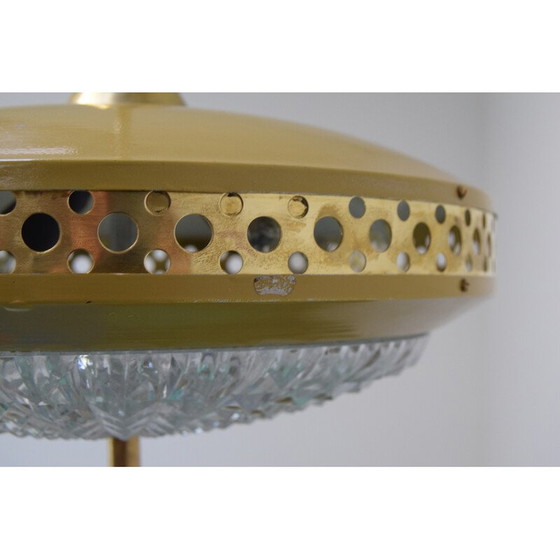 Image 1 of Metalen hanglamp uit het ruimtetijdperk door LUDIB Bratislava, 1970