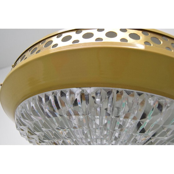 Image 1 of Metalen hanglamp uit het ruimtetijdperk door LUDIB Bratislava, 1970