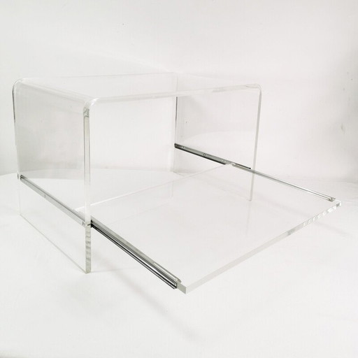 Vintage plexiglas kledingkast, Italië 1970