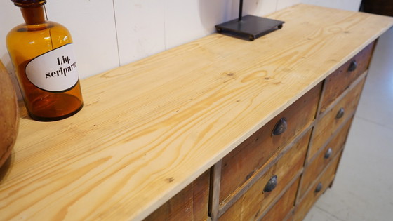 Image 1 of Vintage Ladekast, Dressoir Met Lades