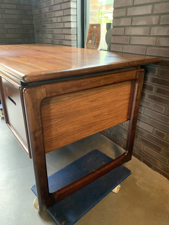 Image 1 of Danish Rosewood Desk By Dyrlund